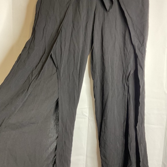 Kona Sol womens black swim coverup pants med 8-10 NWT - Picture 2 of 8